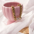 Fanny - Bracelet Gourmette Doré - Lany-bijoux