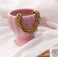 Emy - Bracelet Gourmette Doré - Lany-bijoux