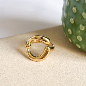 Bague Talia doré