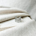 Bague Azel en acier inoxydable argenté – Lany-bijoux