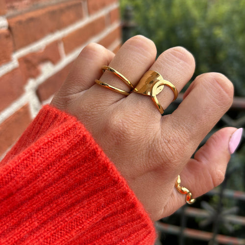 Bague femme en acier inoxydable – Lany-bijoux