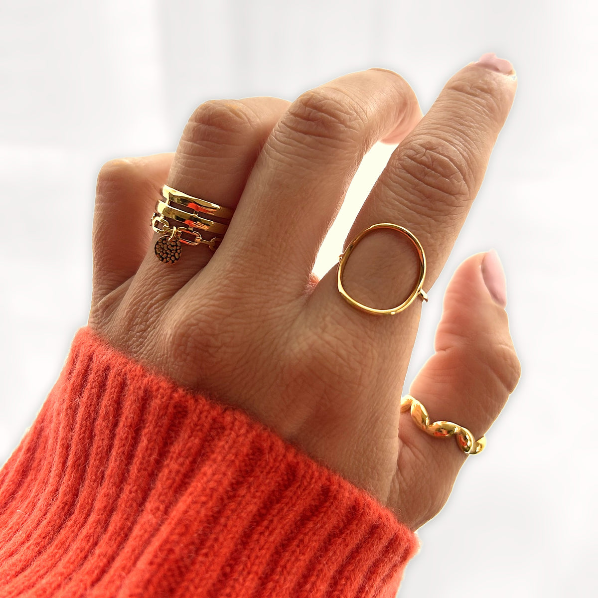 Bague femme en acier inoxydable – Lany-bijoux