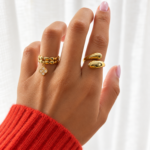 Bague femme en acier inoxydable – Lany-bijoux