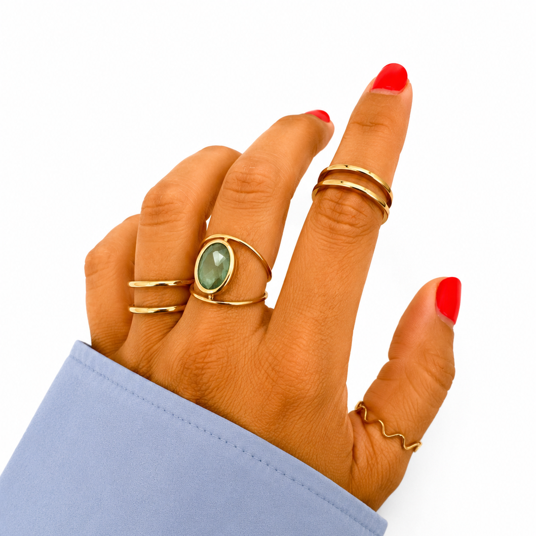 Bague Paula en acier inoxydable – Lany-bijoux