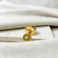 Bague Rema en acier inoxydable doré – Lany-bijoux