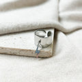 Bague Tily en acier inoxydable argenté – Lany-bijoux