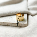 Bague Tily en acier inoxydable doré – Lany-bijoux