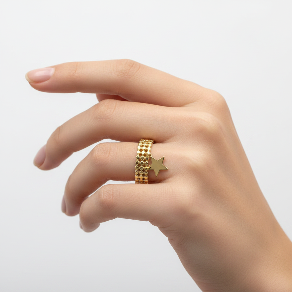 Bague Yula dorée