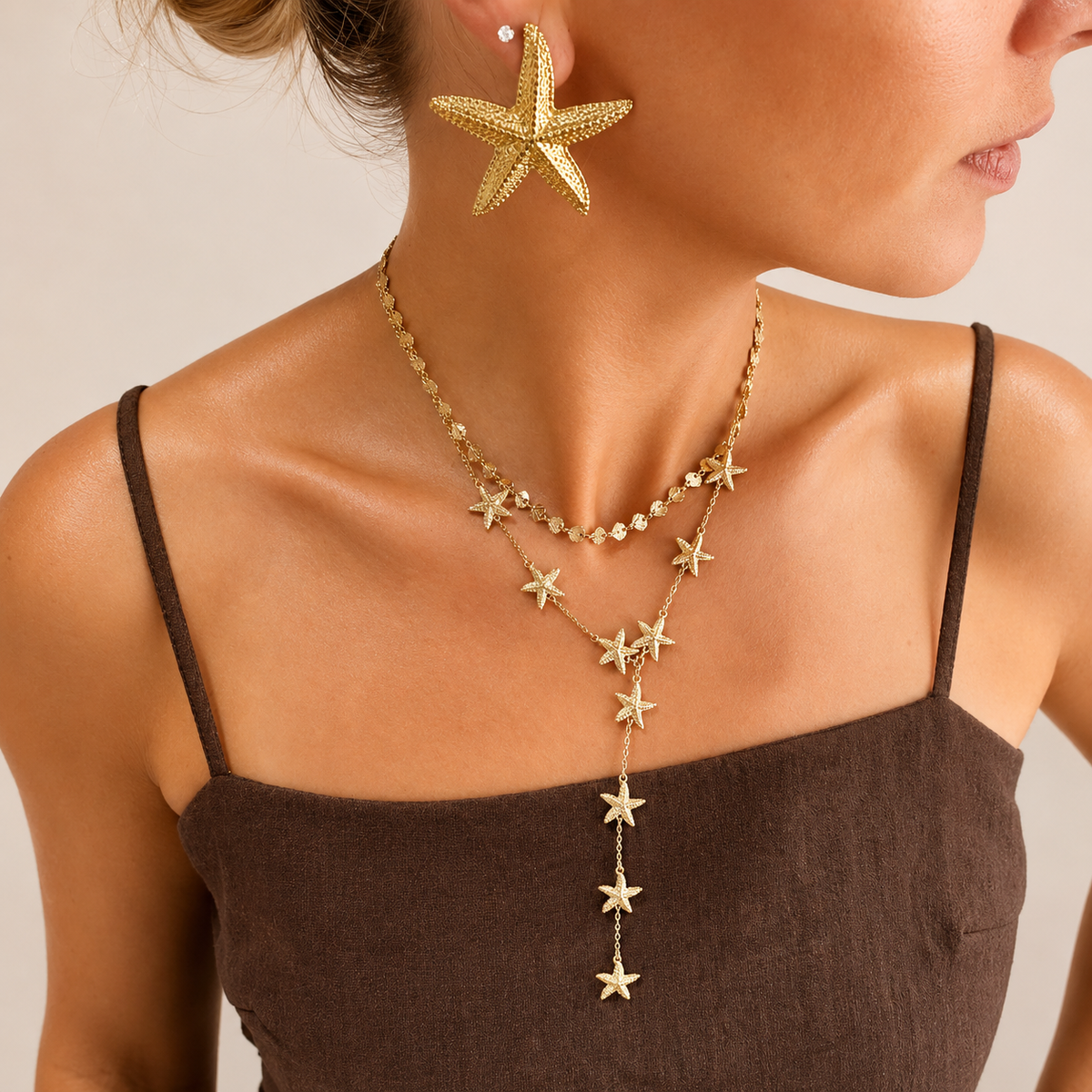 Bijoux étoiles de mer en acier inoxydable – Lany-bijoux