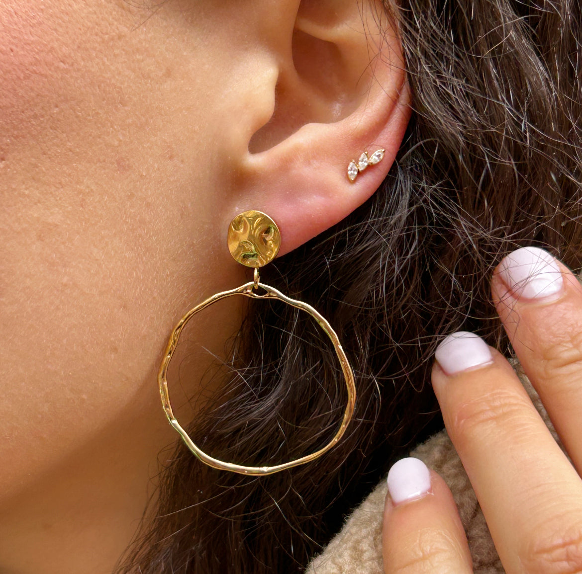 Boucles d'oreilles Arya en acier inoxydable – Lany-bijoux