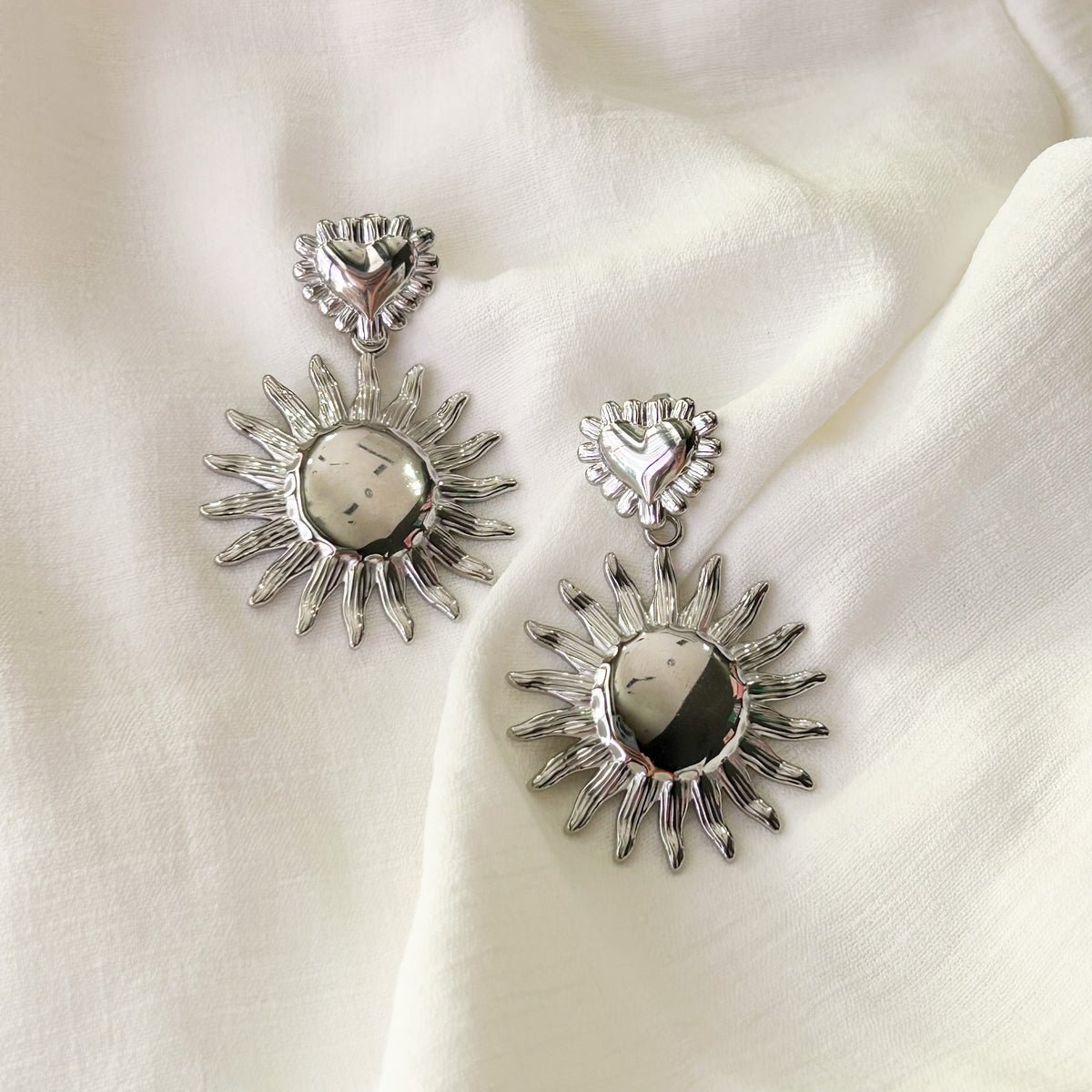 Boucles d'oreilles Azel en acier inoxydable – Lany-bijoux