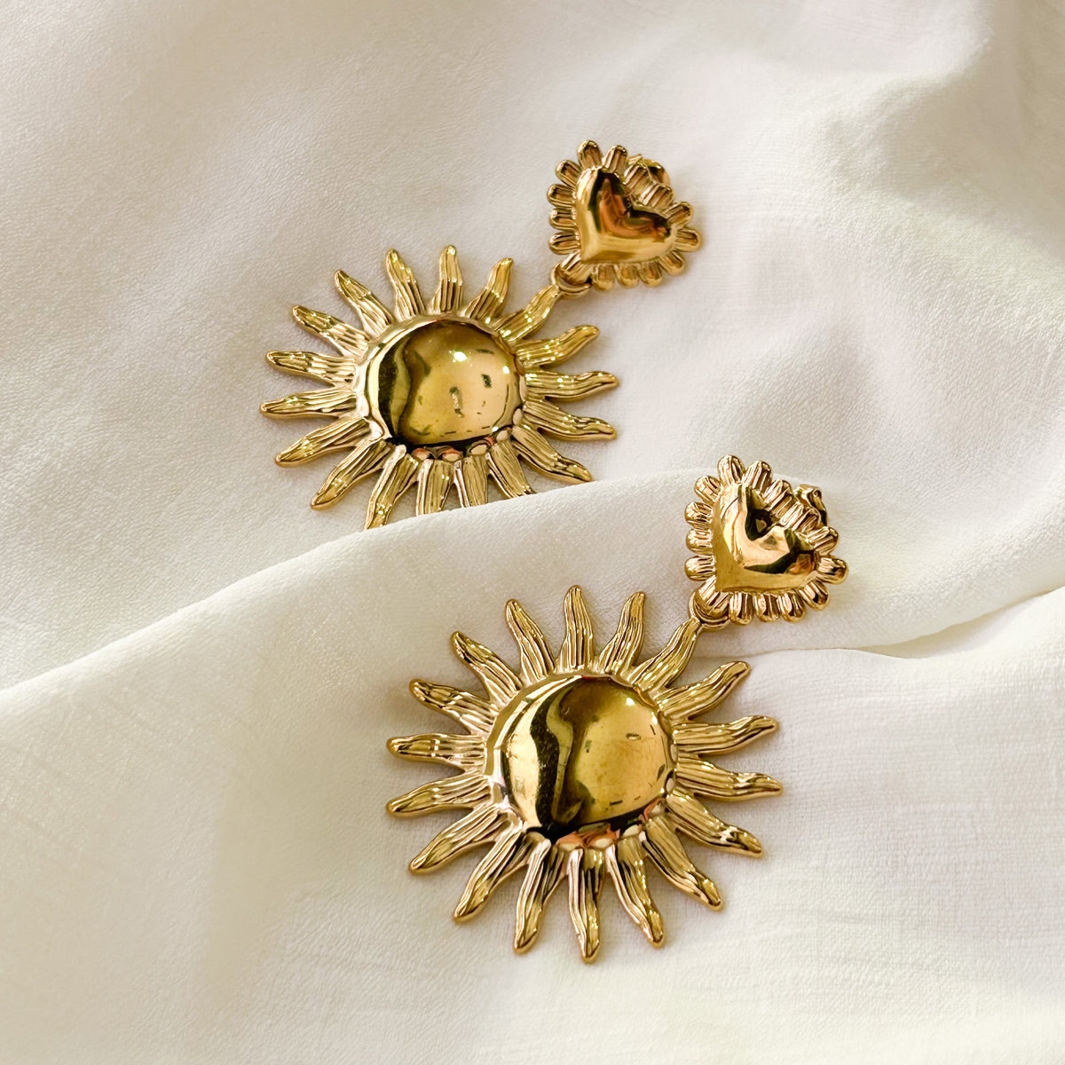 Boucles d'oreilles Azel en acier inoxydable – Lany-bijoux