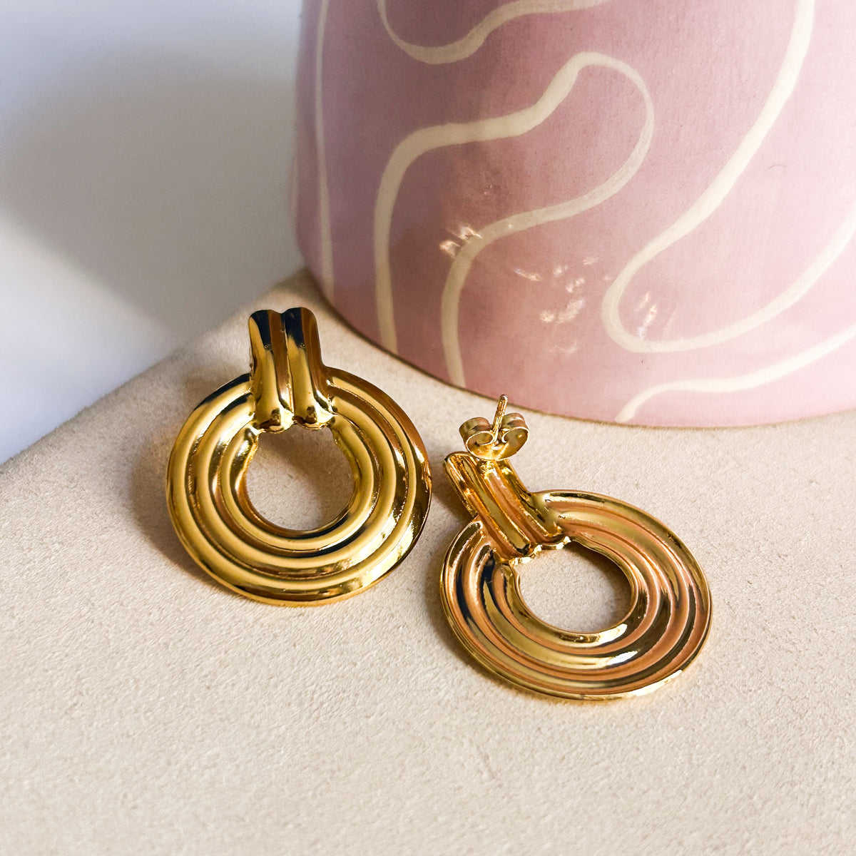 Boucles d'oreilles Joe en acier inoxydable – Lany-bijoux