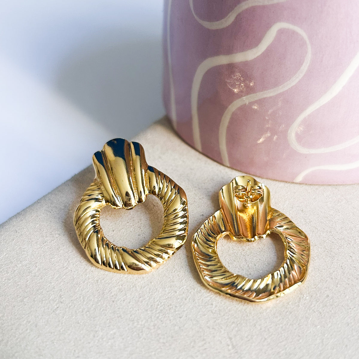 Boucles d'oreilles Lio en acier inoxydable – Lany-bijoux