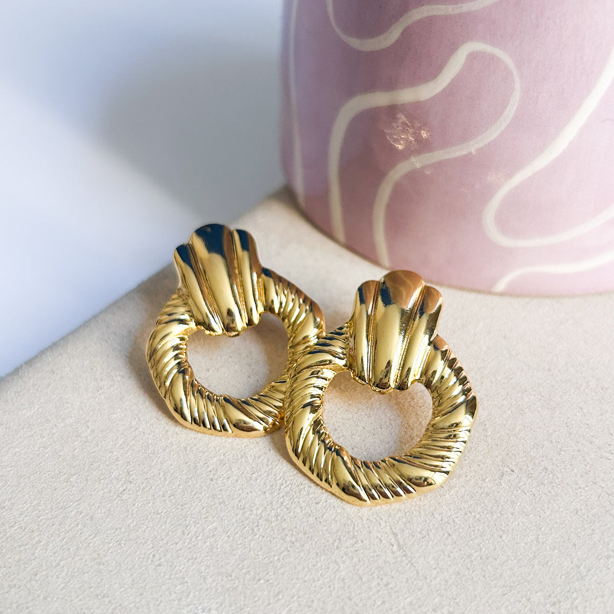 Boucles d'oreilles Lio en acier inoxydable – Lany-bijoux