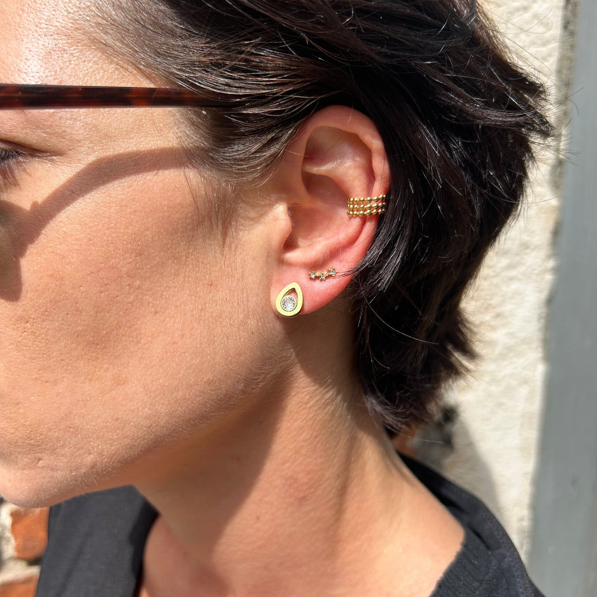 Boucles d'oreilles Melan en acier inoxydable – Lany-bijoux