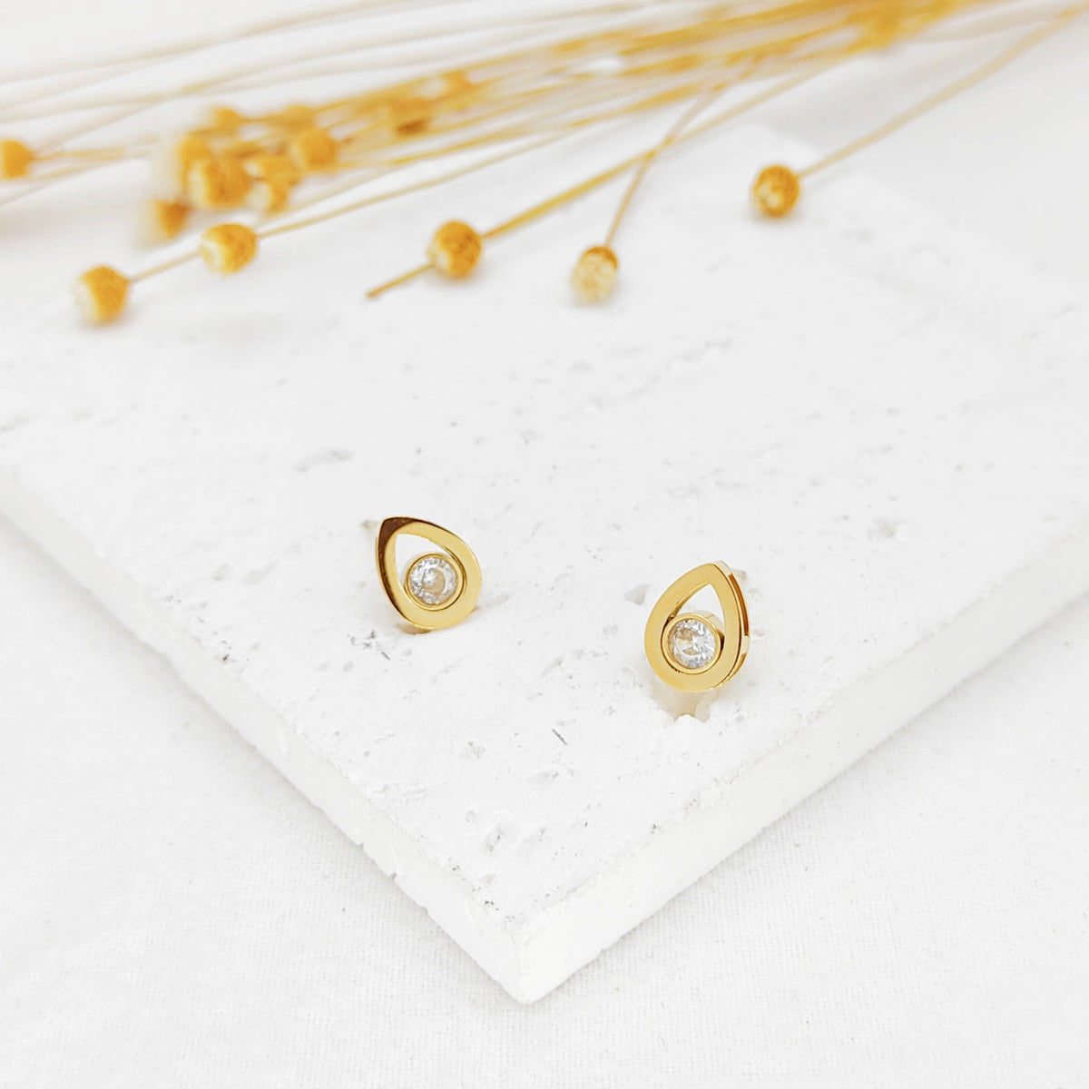 Boucles d'oreilles Melan en acier inoxydable – Lany-bijoux