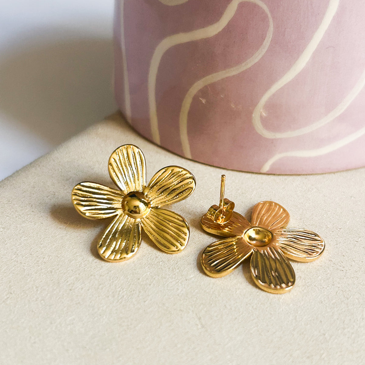 Boucles d'oreilles Mora en acier inoxydable – Lany-bijoux