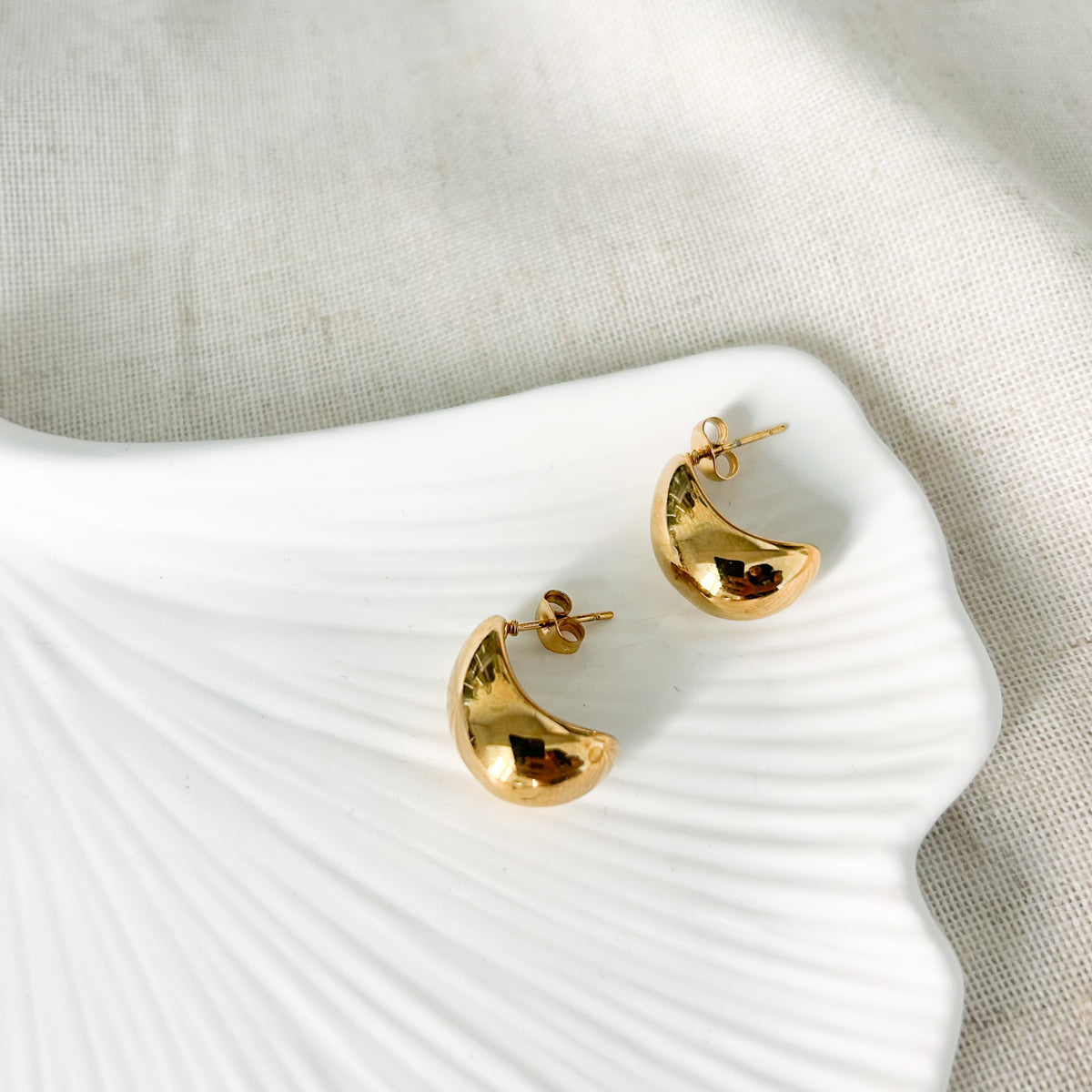 Boucles d'oreilles Nohé en acier inoxydable – Lany-bijoux