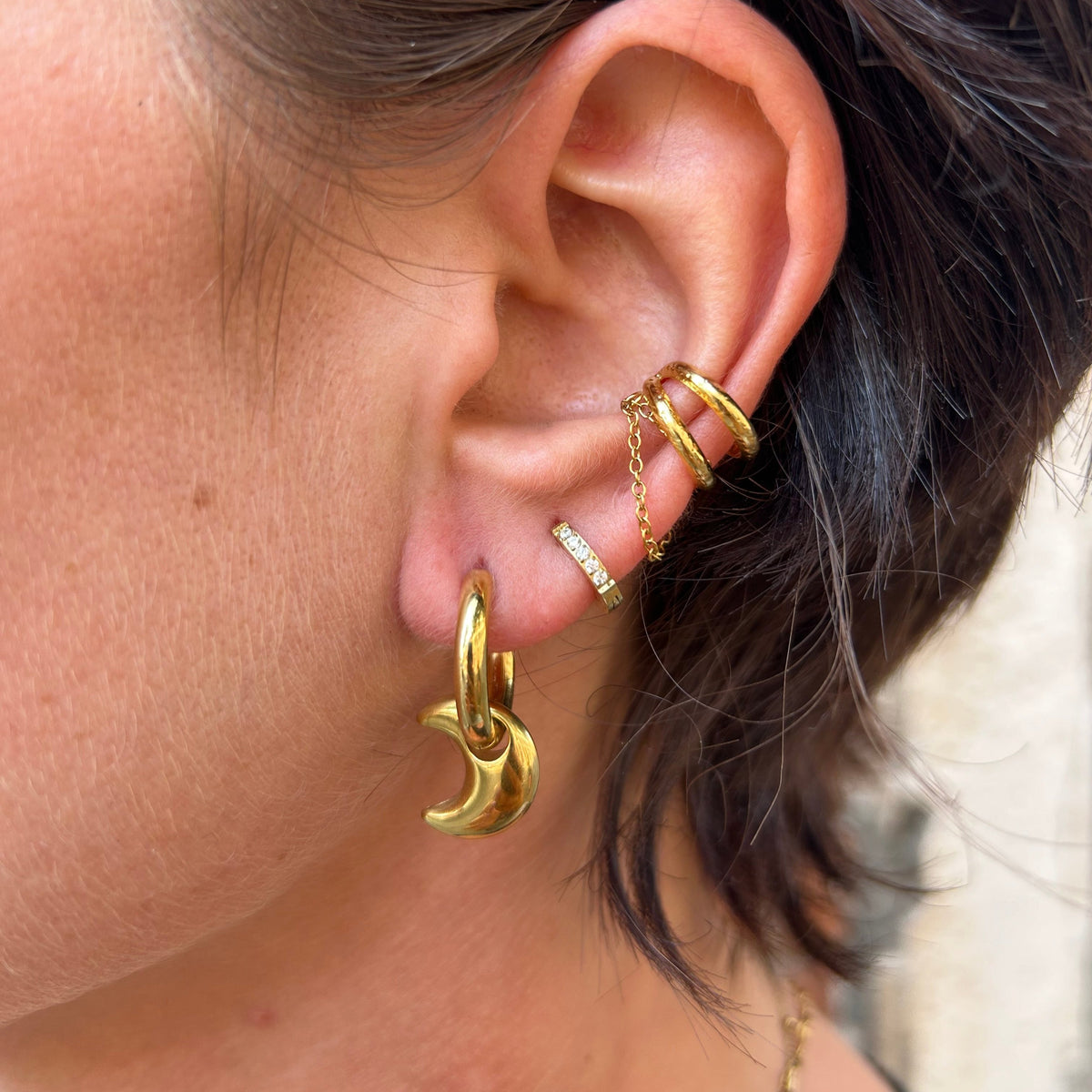 Boucles d'oreilles Novy en acier inoxydable – Lany-bijoux