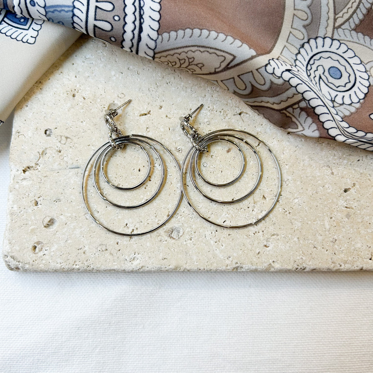Boucles d'oreilles Orea en acier inoxydable – Lany-bijoux