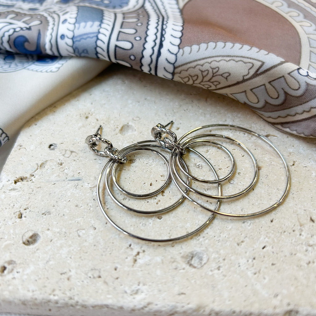 Boucles d'oreilles Orea en acier inoxydable – Lany-bijoux