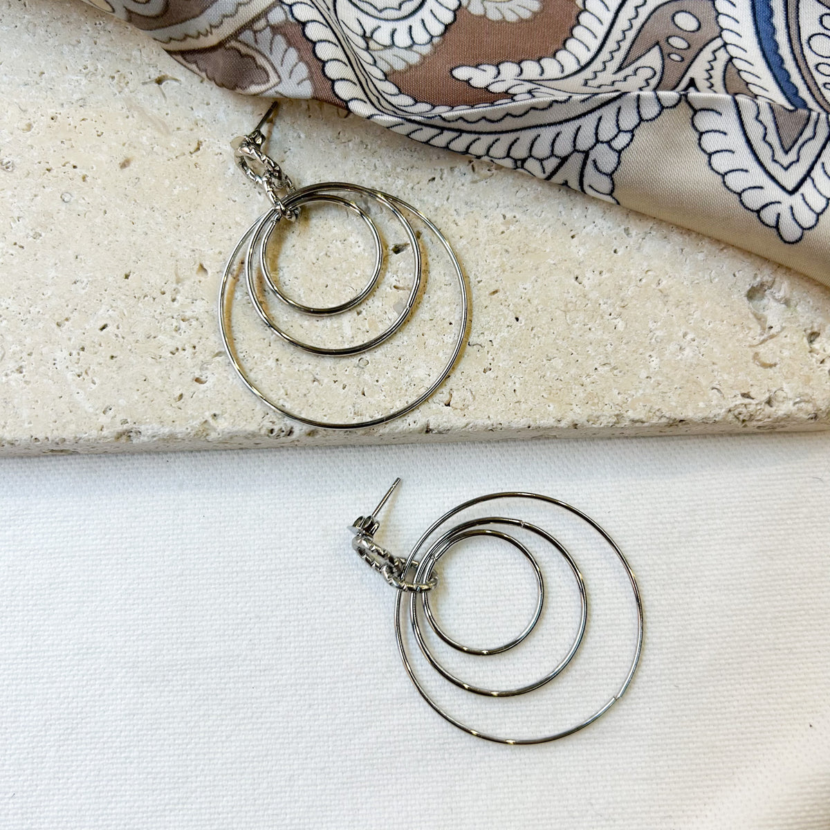 Boucles d'oreilles Orea en acier inoxydable – Lany-bijoux