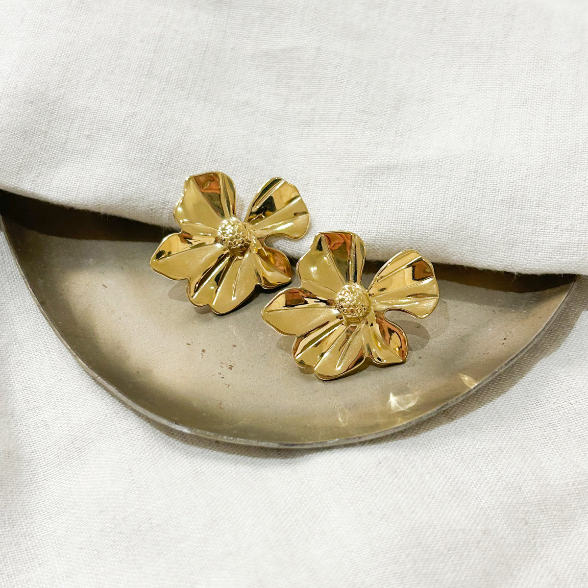 Boucles d'oreilles Talye en acier inoxydable – Lany-bijoux