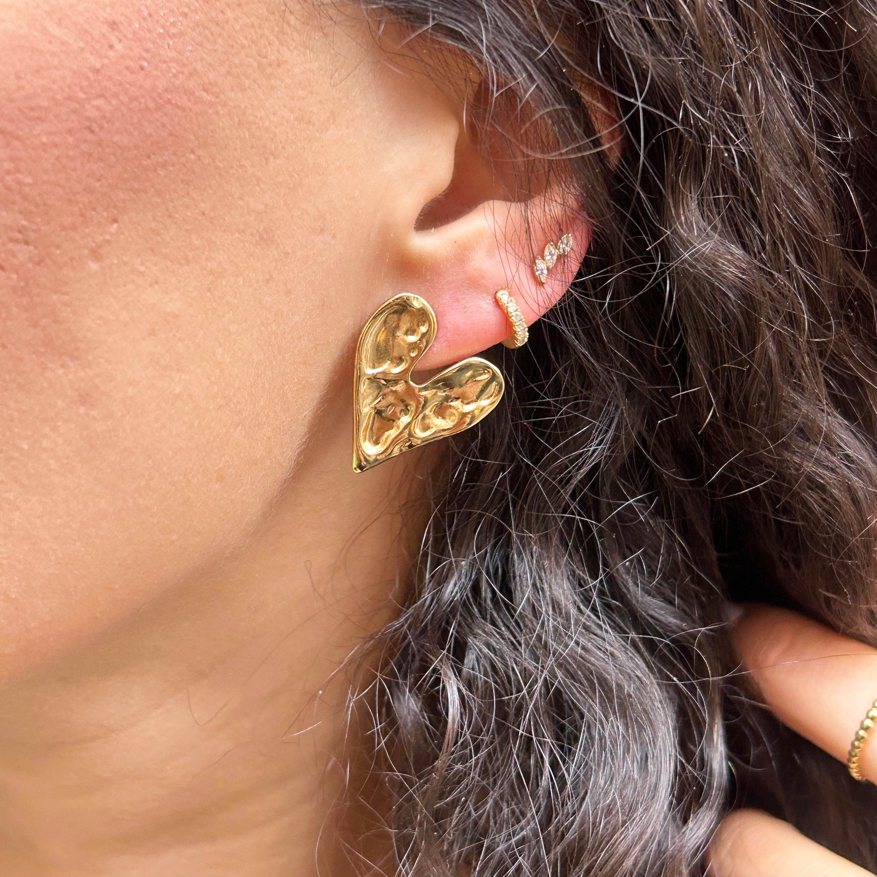 Boucles d'oreilles Welly en acier inoxydable – Lany-bijoux