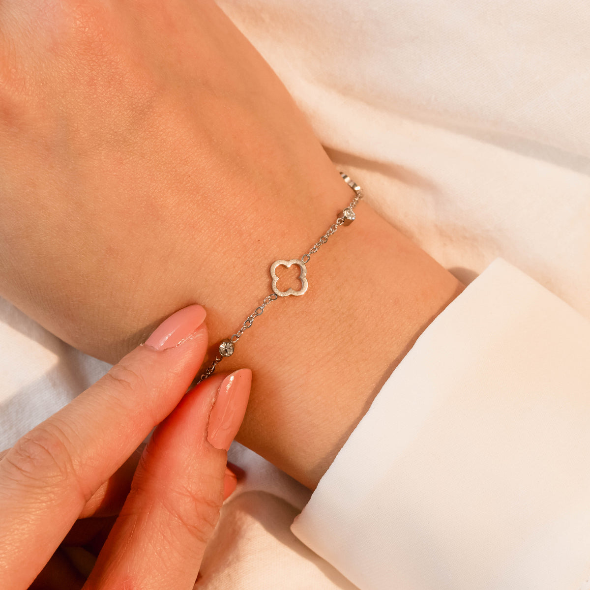 Bracelet Jako en acier inoxydable argenté – Lany-bijoux