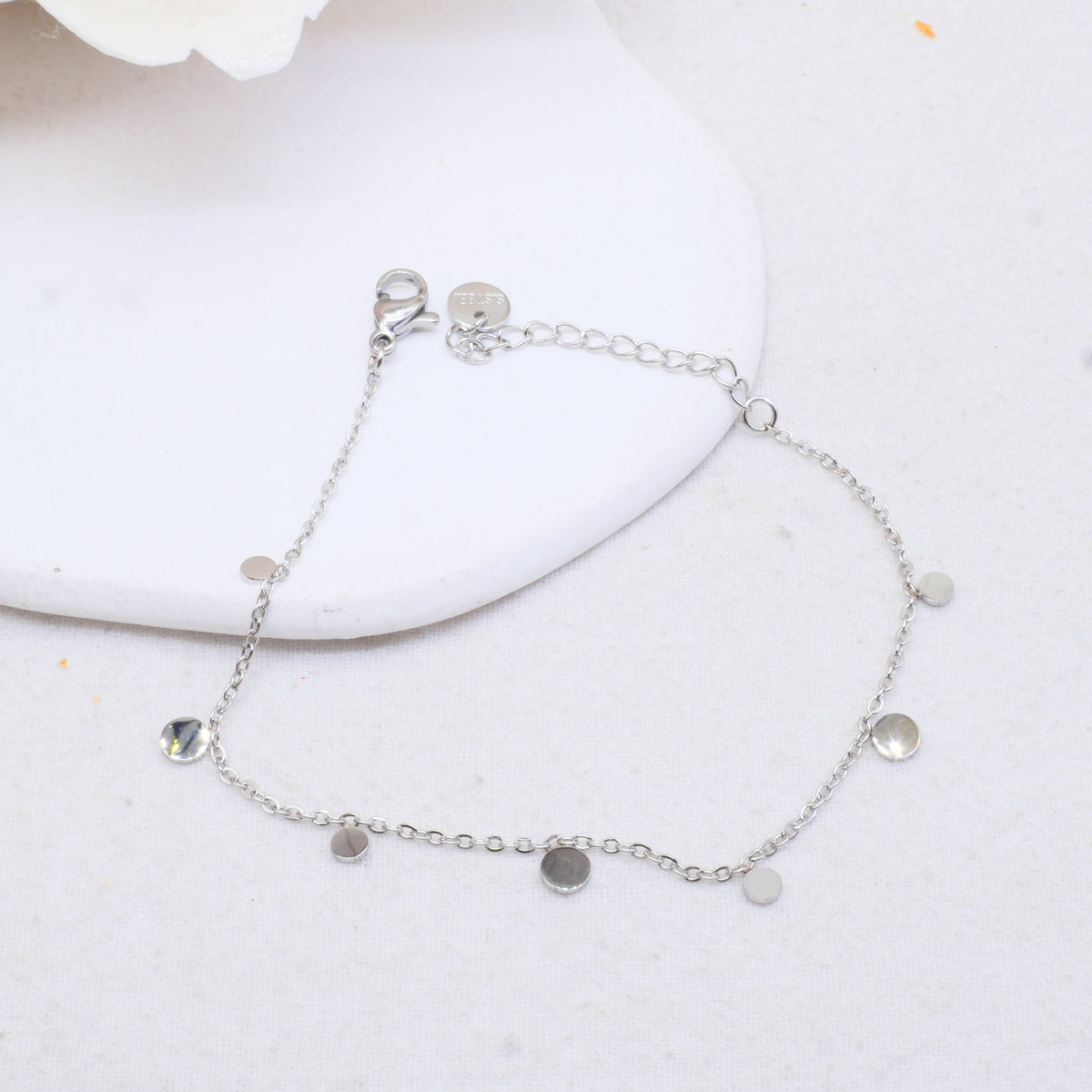 Bracelet Lyno en acier inoxydable argenté – Lany-bijoux
