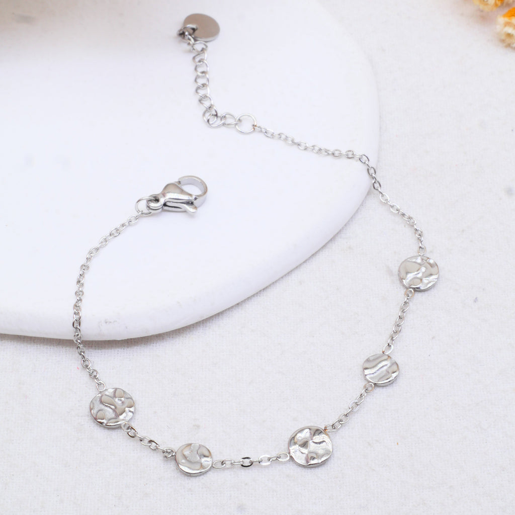 Bracelet Naïs en acier inoxydable argenté – Lany-bijoux