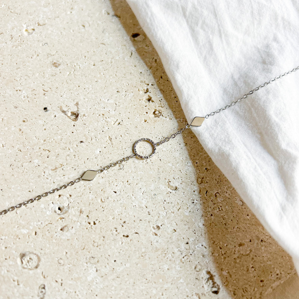 Bracelet Yadi en acier inoxydable argenté – Lany-bijoux