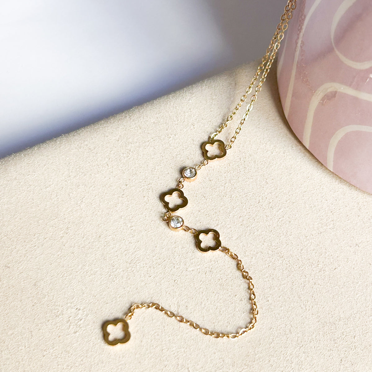 Collier Jako modèle cravate en acier inoxydable doré – Lany-bijoux