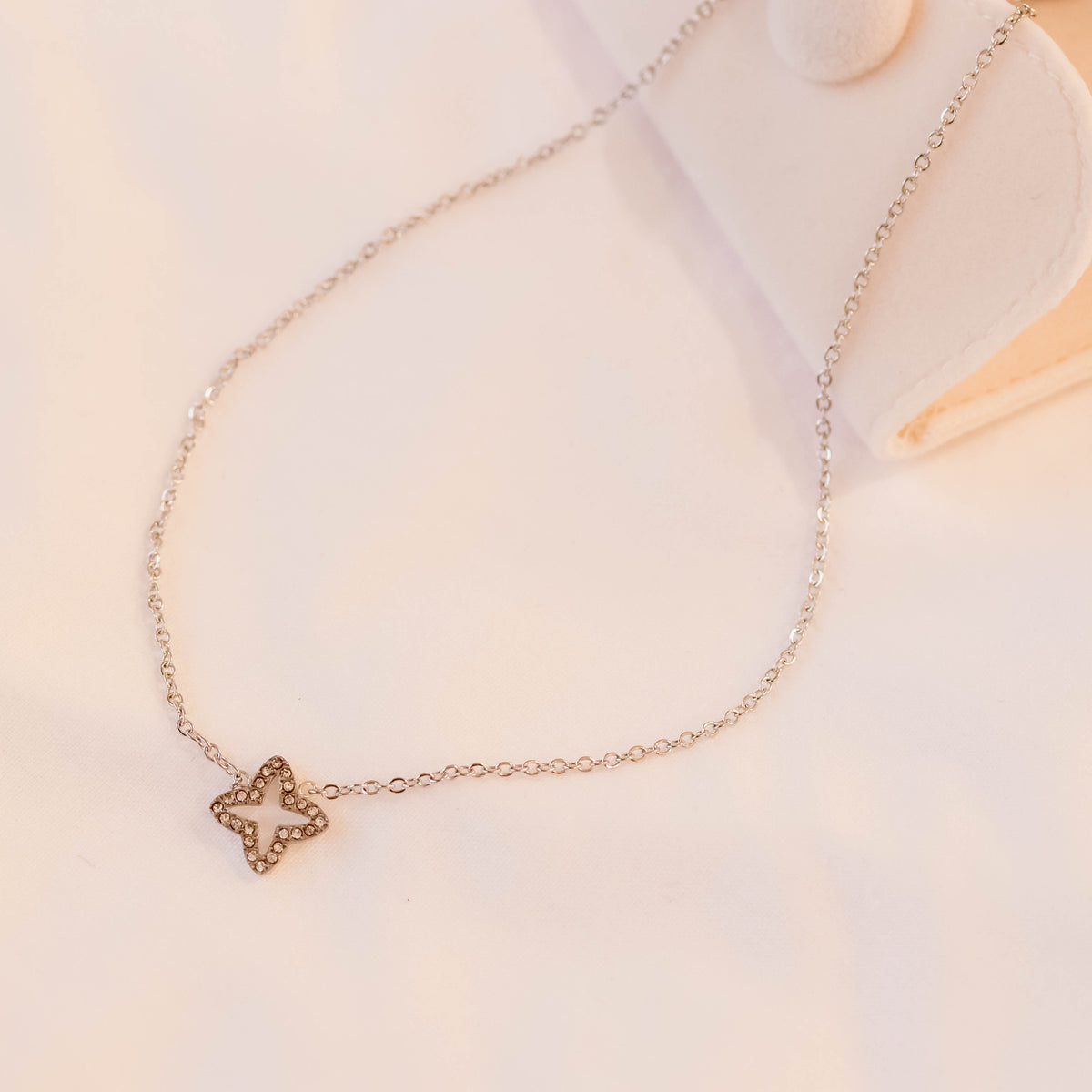 Collier Samea en acier inoxydable argenté – Lany-bijoux
