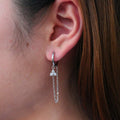 Créoles Bita en acier inoxydable argenté – Lany-bijoux