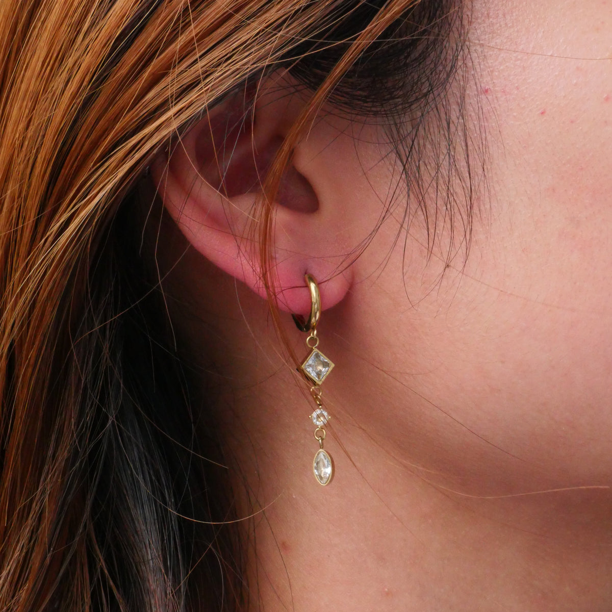 Créoles Rivka en acier inoxydable – Lany-bijoux