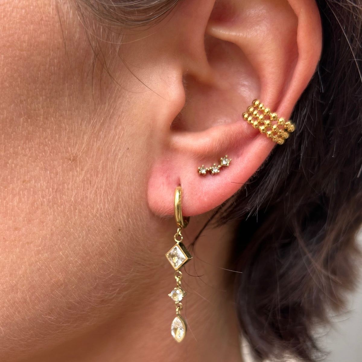 Créoles Rivka en acier inoxydable – Lany-bijoux