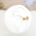Ear cuff Flavy fleur en acier inoxydable doré – Lany-bijoux