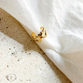 Ear cuff Jimi en acier inoxydable doré – Lany-bijoux