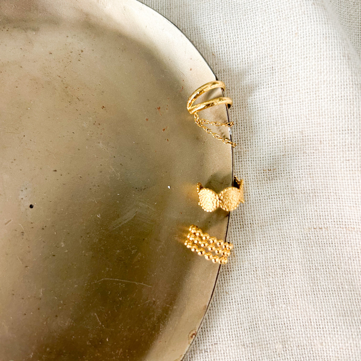 Ear cuff Léo en acier inoxydable – Lany-bijoux