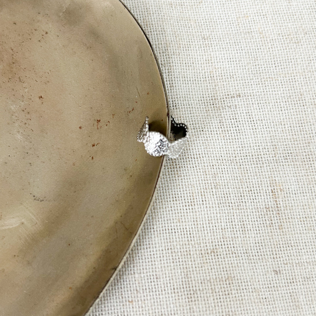 Ear cuff Sabrina en acier inoxydable argenté – Lany-bijoux