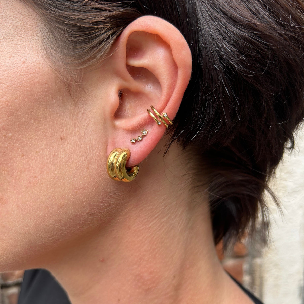 Ear cuff Shade en acier inoxydable – Lany-bijoux