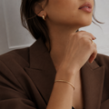 Judith  | Demi jonc doré en acier inoxydable - Lany-bijoux