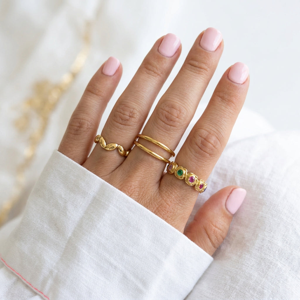 Alba | Bague en acier inoxydable