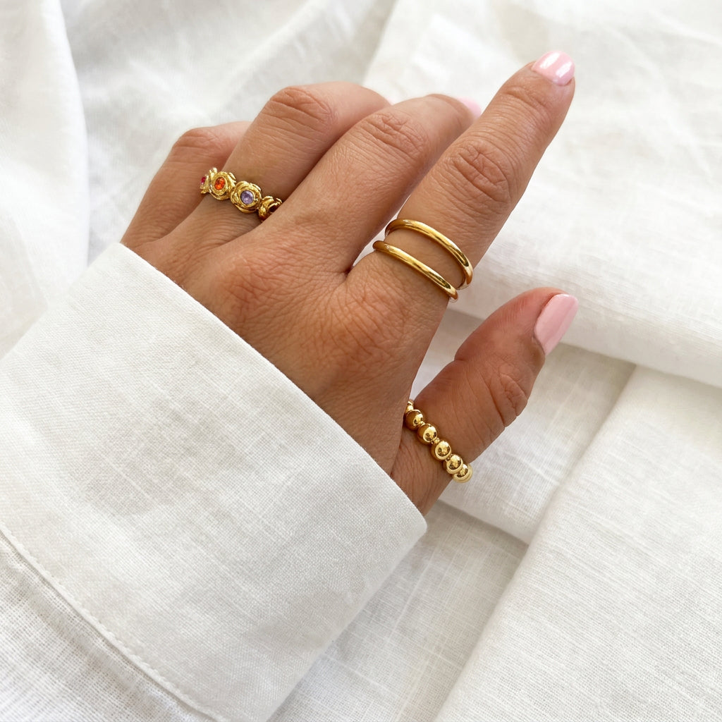 Alba | Bague en acier inoxydable