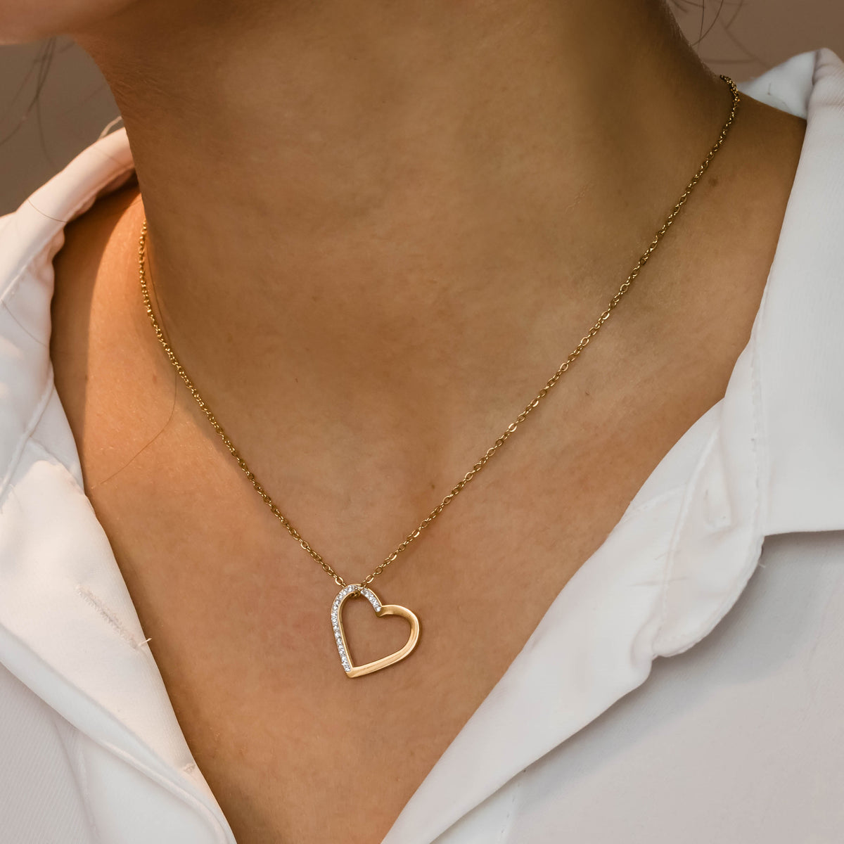 Parure bracelet et collier Joya en acier inoxydable – Lany-bijoux
