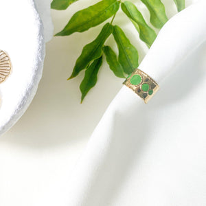 Bague Anae verte-Lany-bijoux