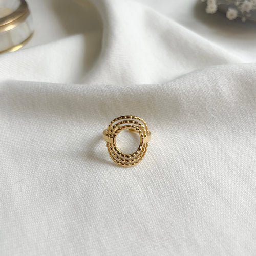 Bague Ida dorée-Lany-bijoux