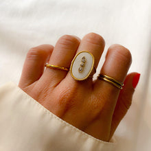 Charger l&#39;image dans la galerie, Bague Iris blanche-Bagues-Lany-bijoux
